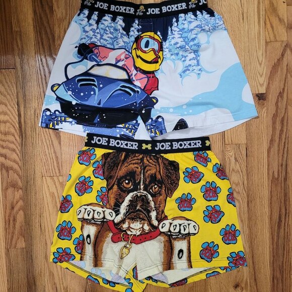 Joe Boxer Other - Vintage Joe Boxer Boxers Men's Size Medium St Bernard Smiley Face Cotton NWOT